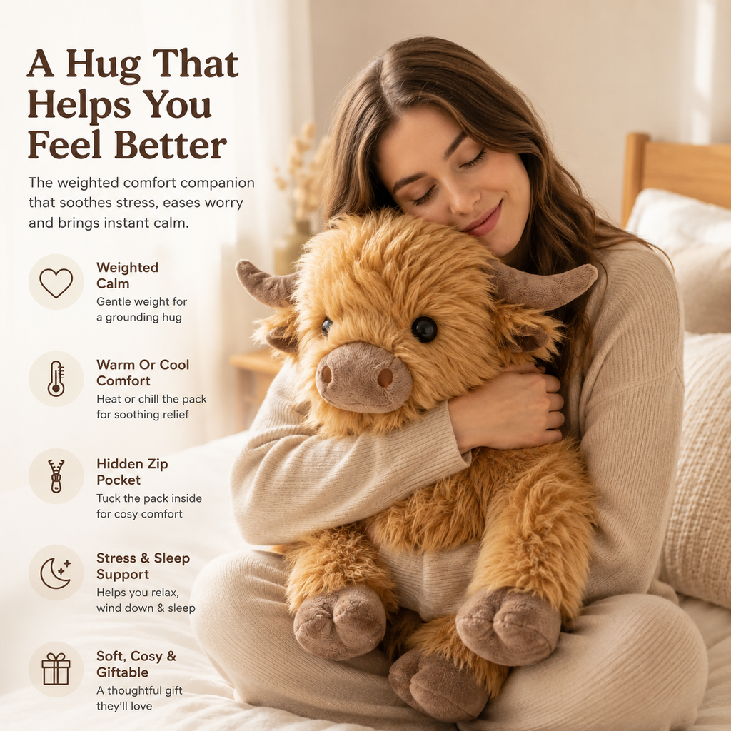Heated & Weighted Highland Cow