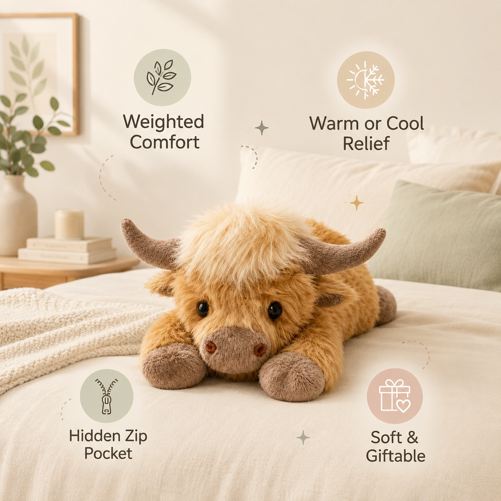 Heated & Weighted Highland Cow