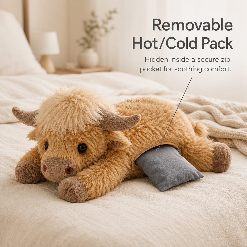 Heated & Weighted Highland Cow